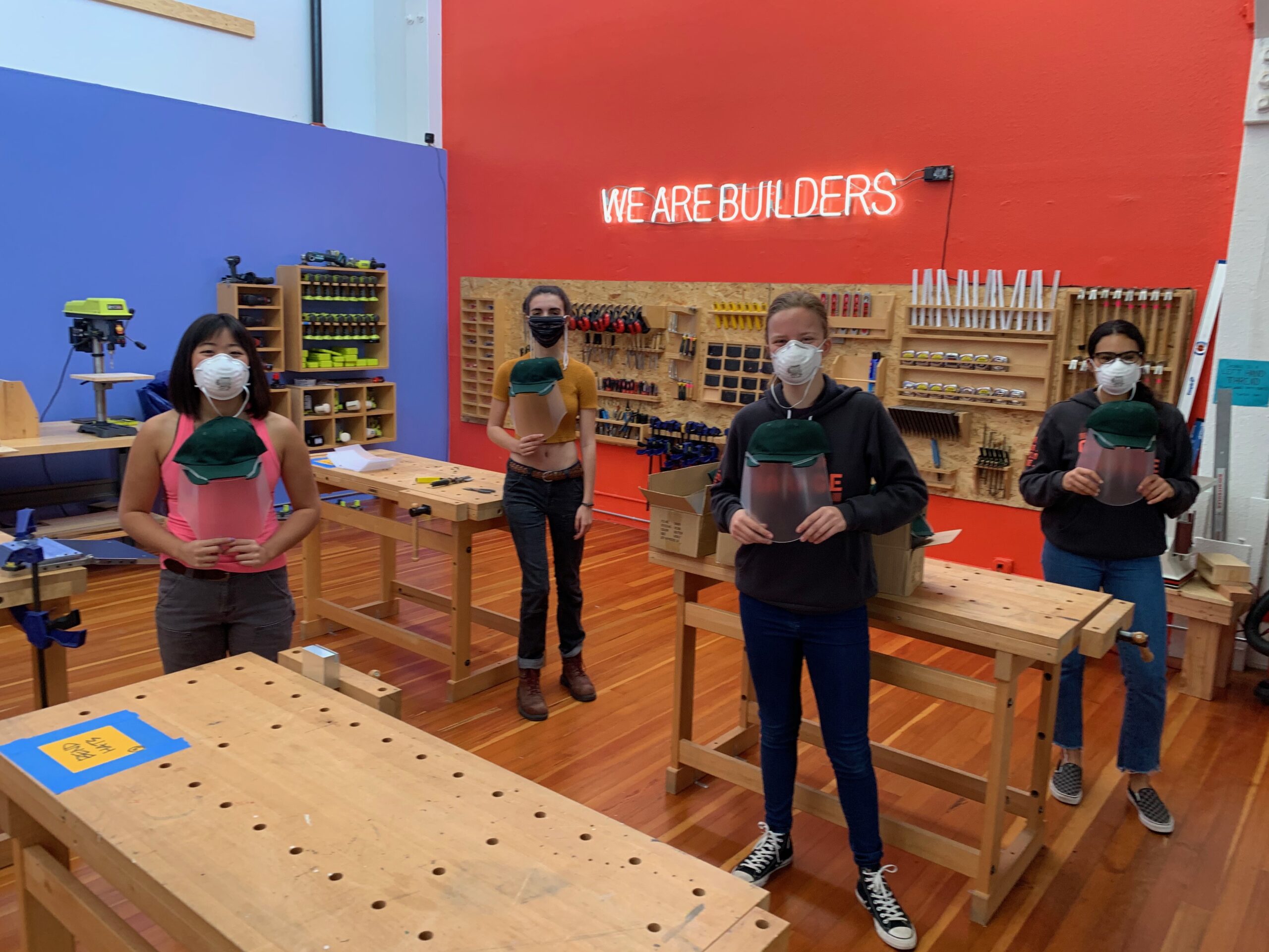 Girls Garage Face Shields for People