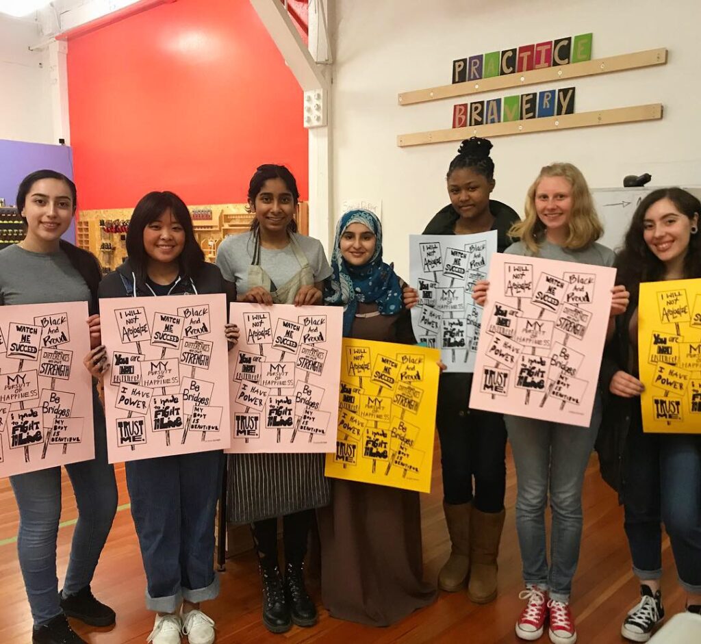 Protest + Print Girls Garage