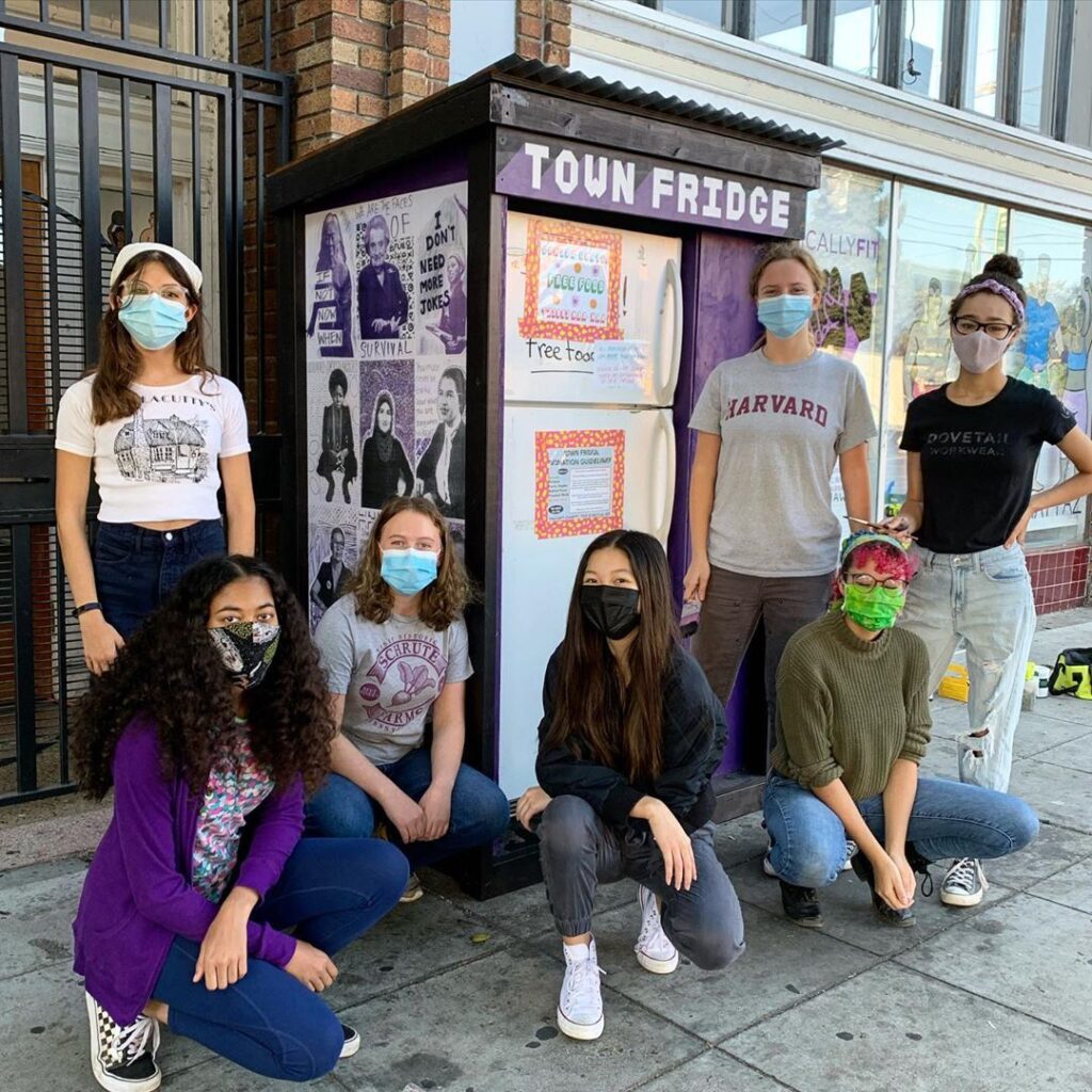 Town Fridge Mutual Aid Enclosure and Pantry