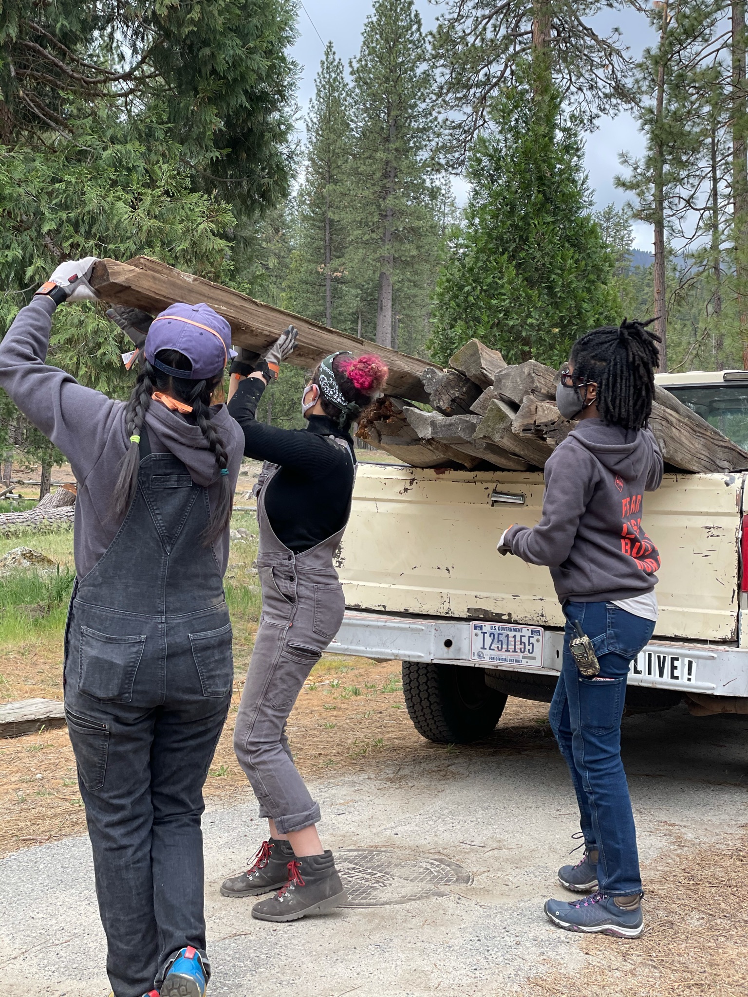 Girls Garage in Yosemite National Park