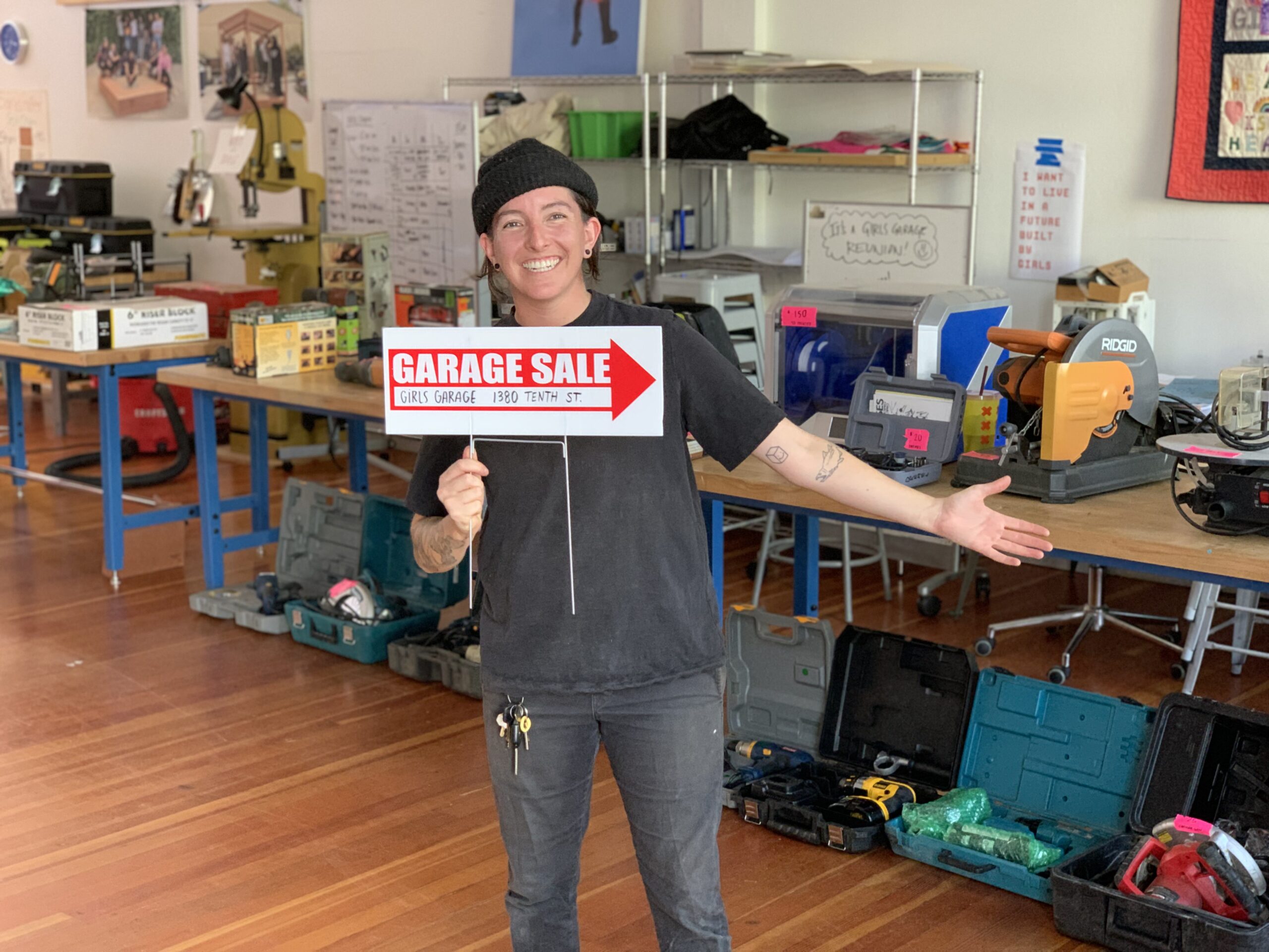 Girls Garage garage sale!