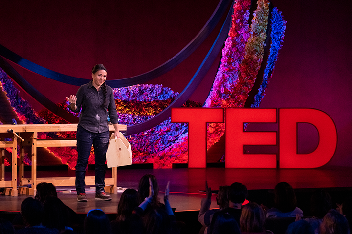Emily Pilloton-Lam at TEDWomen Conference, photo credit Gilberto Tadday