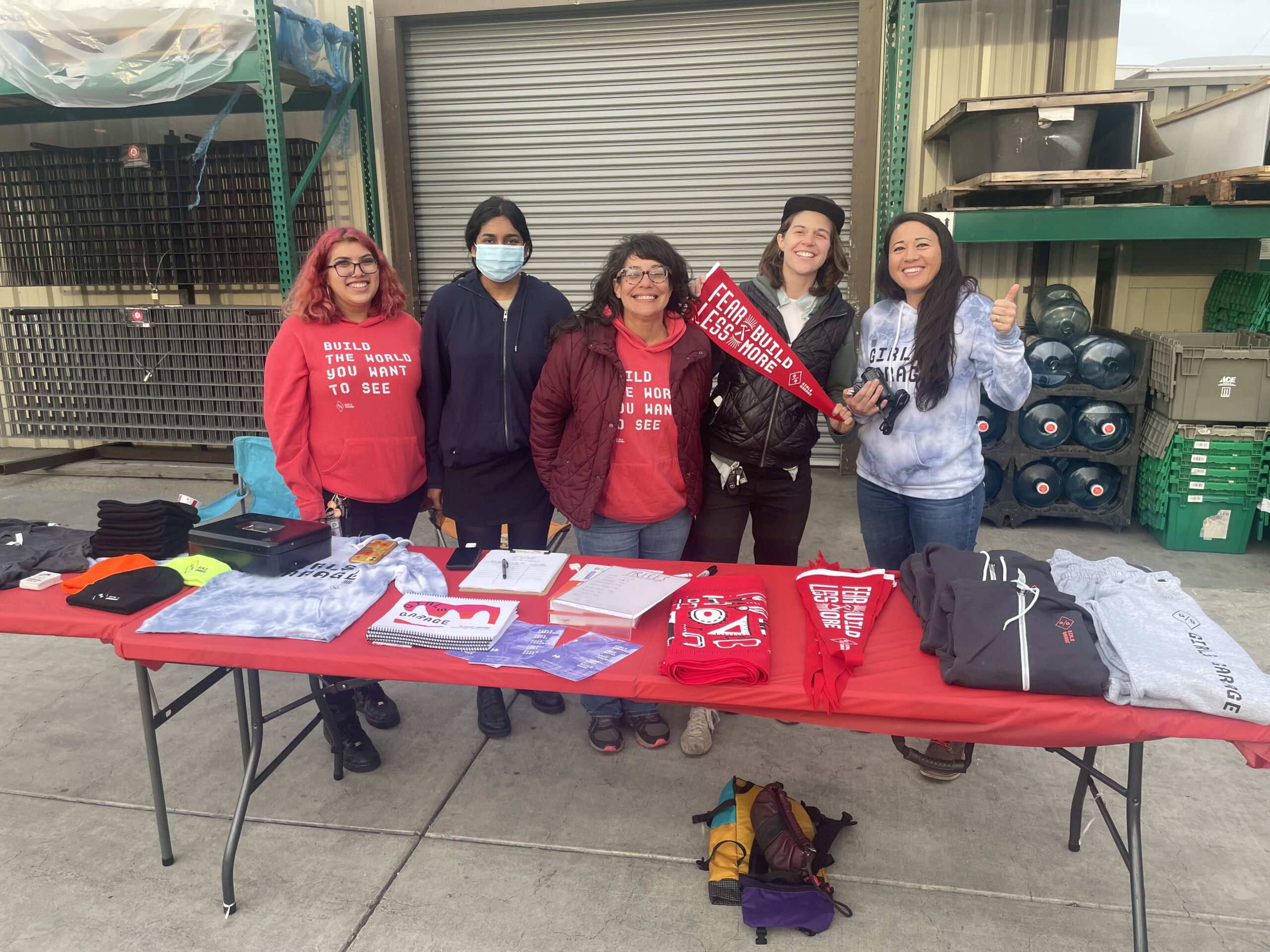 Girls Garage Fundraiser at Ashby Lumber