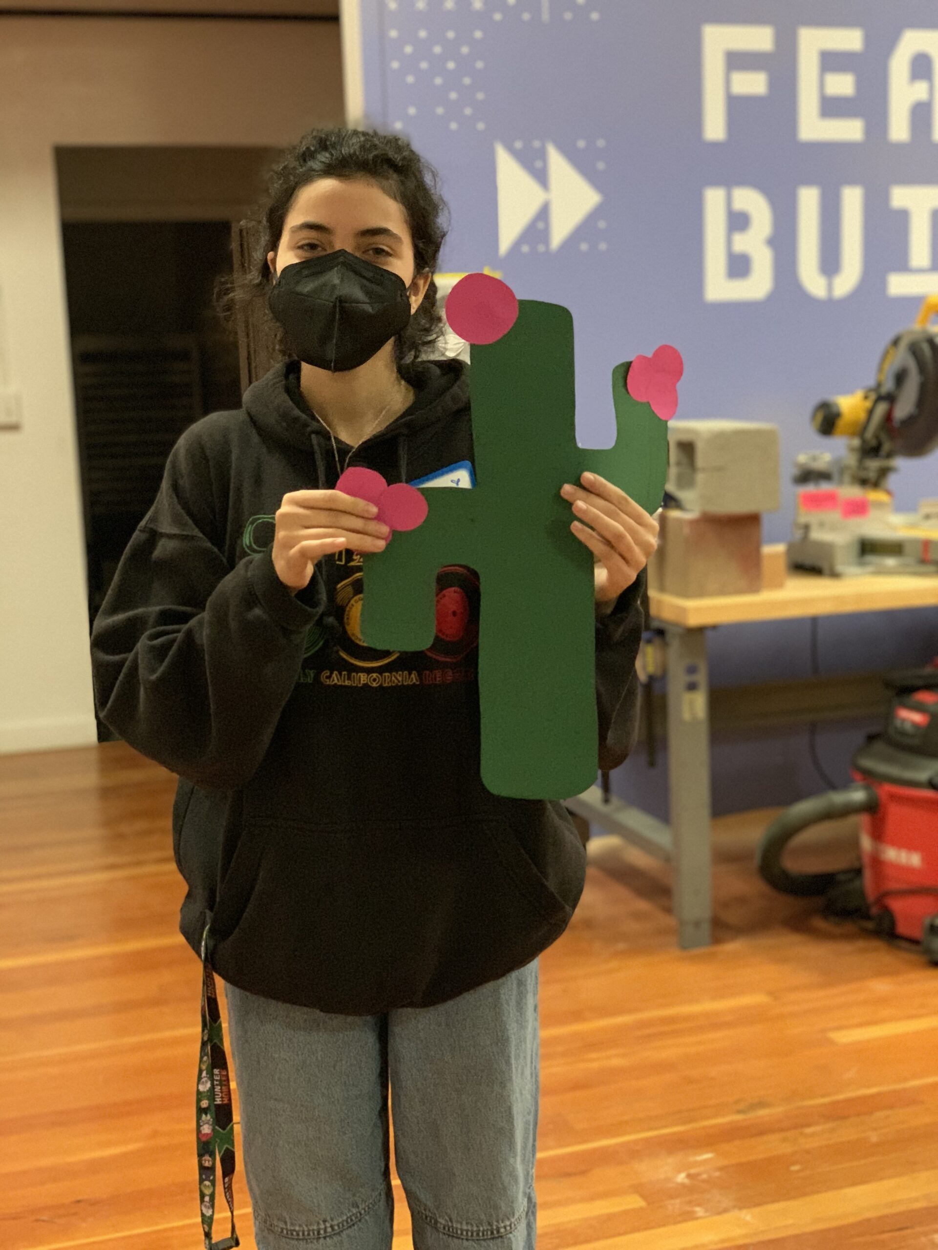 Girls Garage Protest + Print rug tufting project